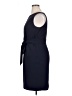 Talbots 100% Polyester Solid Blue Casual Dress Size 14 Petite - photo 5