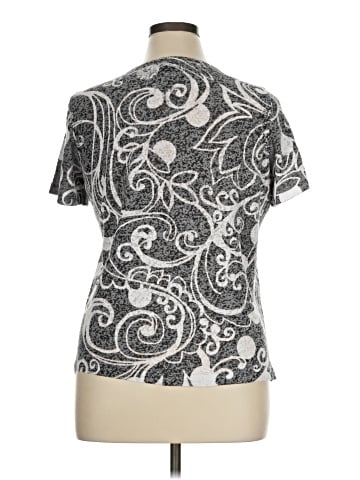 Christopher & Banks Short Sleeve T-Shirt (view 2)