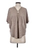 Andrea Jovine Gray Short Sleeve Top Size XS - photo 1
