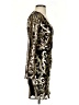 Quiz Metallic Gold Cocktail Dress Size EU 36 / US 6 - photo 4