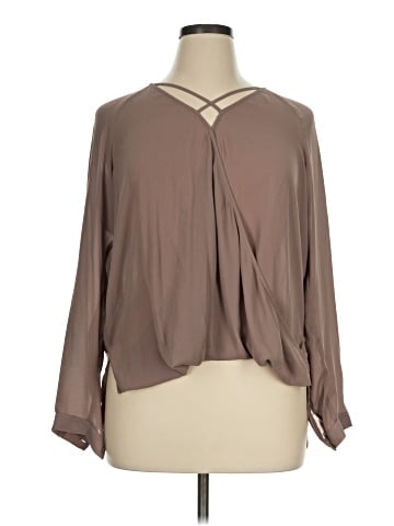 Worthington Long Sleeve Blouse (view 1)