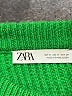 Zara Solid Green Pullover Sweater Size M - photo 7