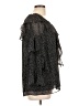 Max Edition 100% Polyester Black 3/4 Sleeve Blouse Size L - photo 4