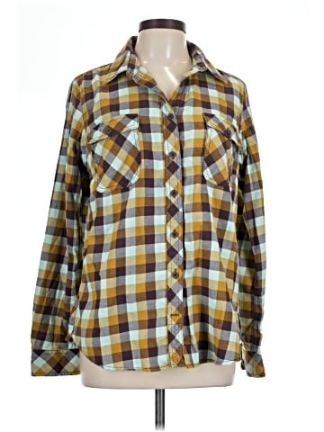 Duluth Trading Co. Long Sleeve Button-Down Shirt (view 1)