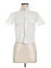 Old Navy 100% Cotton Ivory Short Sleeve Button-Down Shirt Size 8 - photo 1
