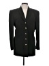 Dana Buchman 100% Silk Black Silk Blazer Size 4 - photo 1