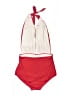 Cocoship Solid Red One Piece Swimsuit Size XXL - photo 2