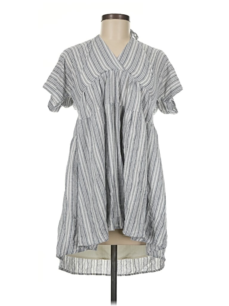 Pre-owned Mustard Seed Casual Dress In Gray