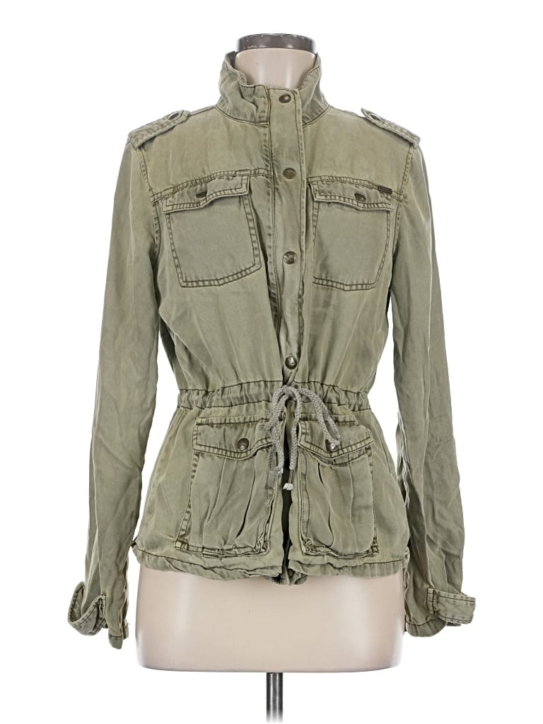 Pre-owned Max Jeans Jacket In Green