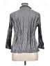 Agora Metallic Silver 3/4 Sleeve Blouse Size XL - photo 2