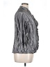 Agora Metallic Silver 3/4 Sleeve Blouse Size XL - photo 4