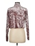 Hippie Rose Metallic Silver Track Jacket Size M - photo 2