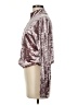 Hippie Rose Metallic Silver Track Jacket Size M - photo 5