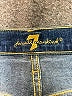7 For All Mankind Color Block Blue Jeans Size 27 waist - photo 7