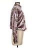Hippie Rose Metallic Silver Track Jacket Size M - photo 4