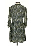 Zara Basic Print Green Casual Dress Size S - photo 2