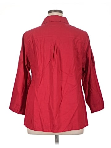 Soft Surroundings 3/4 Sleeve Button-Down Shirt (view 2)