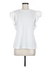 Crown & Ivy White Short Sleeve Top Size M - photo 1