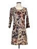Papillon Print Brown Casual Dress Size S - photo 1