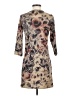 Papillon Print Brown Casual Dress Size S - photo 2