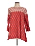 Ruby Rd. Red 3/4 Sleeve Blouse Size L - photo 1
