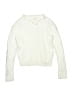 Crewcuts Outlet 100% Cotton White Pullover Sweater Size 8 - 9 - photo 1