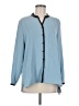 Alfani 100% Polyester Blue Long Sleeve Blouse Size 8 - photo 1