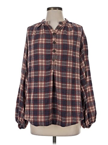 Free People Long Sleeve Button-Down Shirt (view 1)