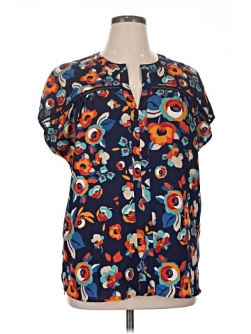 Pleione Short Sleeve Blouse (view 1)