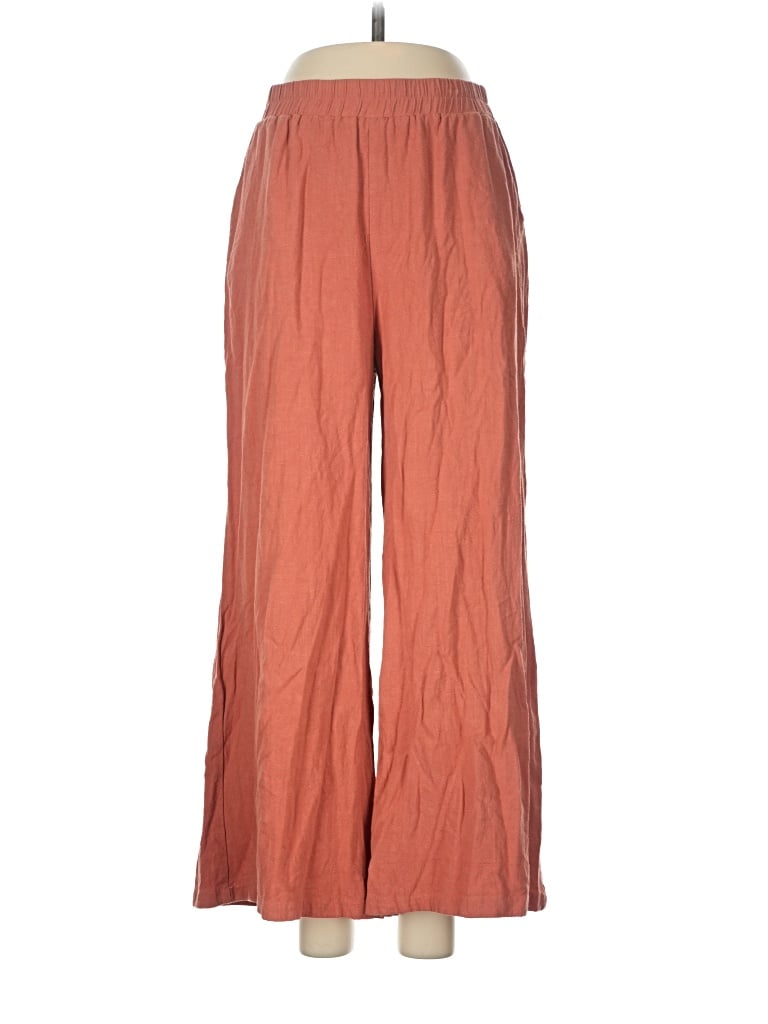 Pre-owned Unbranded Casual Pants In Orange