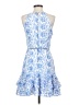 Keepsake 100% Polyester Paisley Blue Cocktail Dress Size S - photo 2