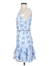Keepsake 100% Polyester Paisley Blue Cocktail Dress Size S - photo 5