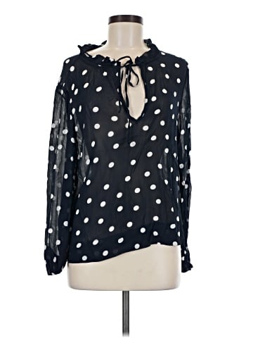 Ganni Long Sleeve Blouse (view 1)