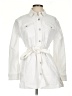 7 For All Mankind White Trenchcoat Size S - photo 1