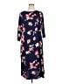 Talbots Floral Blue Casual Dress Size 16 - photo 1