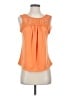 Espresso Orange Sleeveless Blouse Size S - photo 1