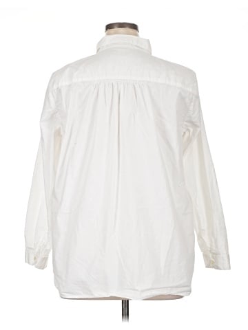 Ann Taylor LOFT 3/4 Sleeve Button-Down Shirt (view 2)
