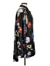 Free People 100% Polyester Floral Black Long Sleeve Blouse Size L - photo 4