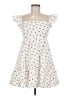 Reformation Hearts White Casual Dress Size 6 - photo 1