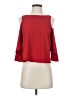 Alice + Olivia 100% Polyester Red 3/4 Sleeve Top Size 2 - photo 1