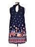 No Boundaries Paisley Blue Casual Dress Size XL - photo 2