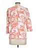 AB Studio 100% Cotton Orange Cardigan Size L - photo 2