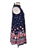 No Boundaries Paisley Blue Casual Dress Size XL - photo 4