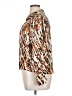 Worthington Animal Print Brown Long Sleeve Blouse Size XL - photo 5