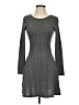 Shein Chevron-herringbone Gray Casual Dress Size 2 - photo 1