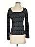 Ninety Black Long Sleeve Top Size S - photo 1