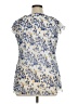 Roz & Ali Blue Short Sleeve Blouse Size 1X - photo 2