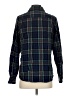 L.L.Bean 100% Cotton Plaid Blue Long Sleeve Button-Down Shirt Size XS - photo 2