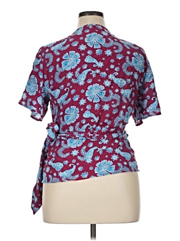 Ann Taylor LOFT Short Sleeve Blouse (view 2)