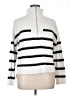Laundry by Shelli Segal Stripes White Pullover Sweater Size XL - photo 1